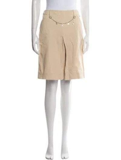 Pre-owned Celine Vintage Knee-length Skirt In Neutrals