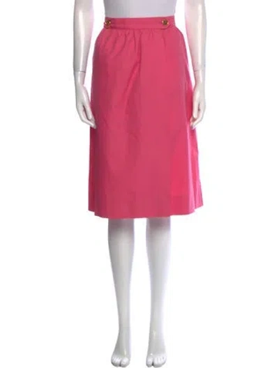 Pre-owned Celine Vintage Knee-length Skirt In Pink