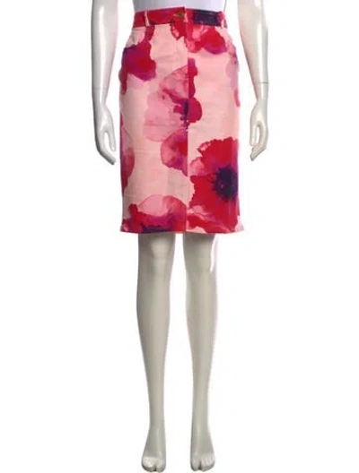 Pre-owned Celine Vintage Knee-length Skirt In Pink