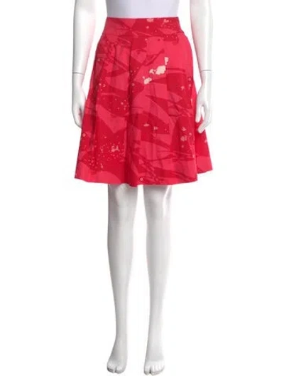 Pre-owned Celine Vintage Knee-length Skirt In Red