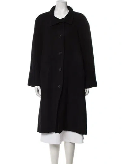 Pre-owned Celine Vintage Late 1970's - Early 1980's Coat In Black