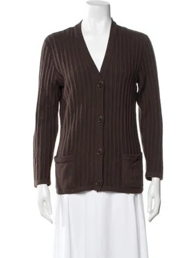 Pre-owned Celine Vintage Late 1970's - Early 1980's Sweater In Brown