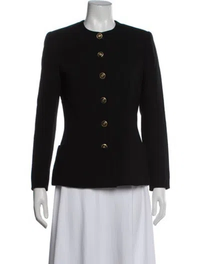 Pre-owned Celine Vintage Late 1980's - Early 1990's Blazer In Black