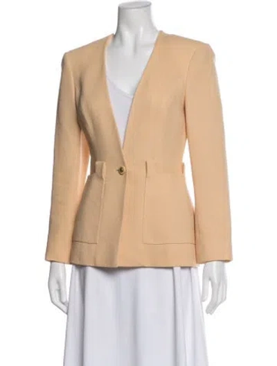 Pre-owned Celine Vintage Late 1980's - Early 1990's Blazer In Neutral