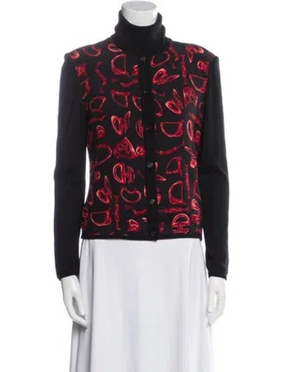 Pre-owned Celine Vintage Late 1980's - Early 1990's Sweater In Black