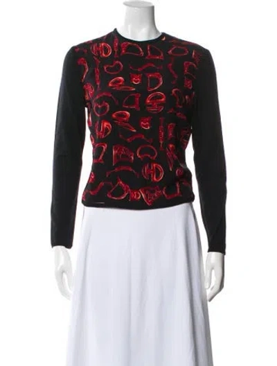 Pre-owned Celine Vintage Late 1980's - Early 1990's Sweater In Black