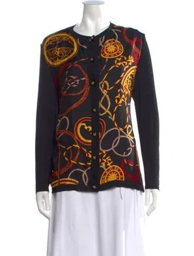 Pre-owned Celine Vintage Late 1980's - Early 1990's Sweater In Black