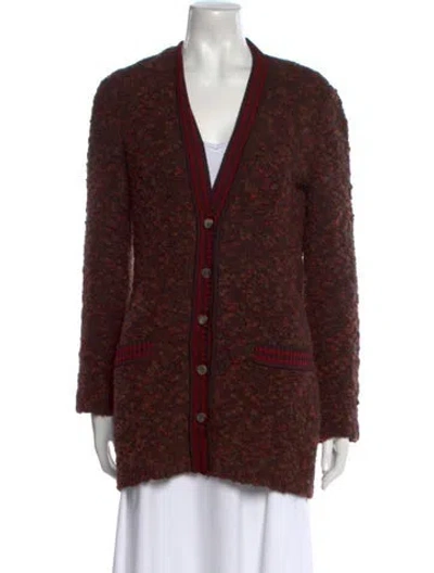 Pre-owned Celine Vintage Late 1980's - Early 1990's Sweater In Brown