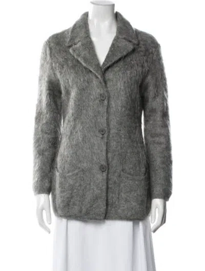 Pre-owned Celine Vintage Late 1980's - Early 1990's Sweater In Gray