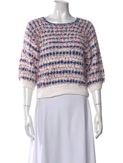 Pre-owned Celine Vintage Late 1980's - Early 1990's Sweater In Multicolor