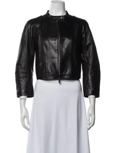 Pre-owned Celine Vintage Late 1990's - Early 2000's Biker Jacket In Black
