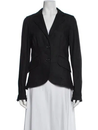 Pre-owned Celine Vintage Late 1990's - Early 2000's Blazer In Black