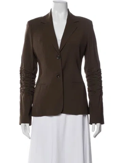 Pre-owned Celine Vintage Late 1990's - Early 2000's Blazer In Brown