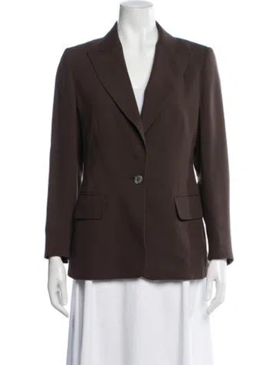 Pre-owned Celine Vintage Late 1990's - Early 2000's Blazer In Brown