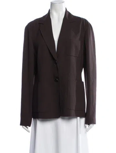 Pre-owned Celine Vintage Late 1990's - Early 2000's Blazer In Brown