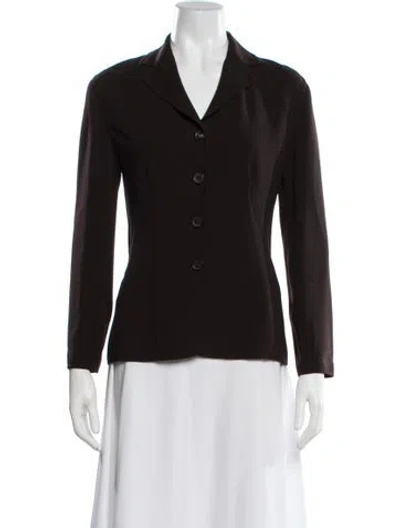 Pre-owned Celine Vintage Late 1990's - Early 2000's Blazer In Brown