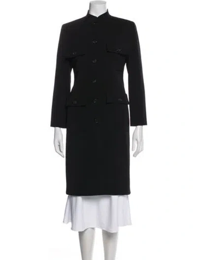 Pre-owned Celine Vintage Late 1990's - Early 2000's Coat In Black