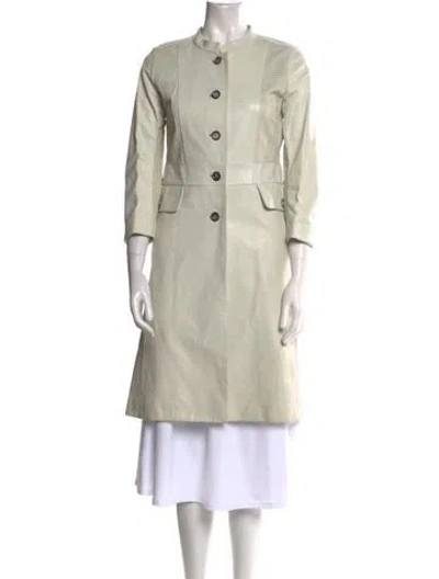 Pre-owned Celine Vintage Late 1990's - Early 2000's Coat In Gray