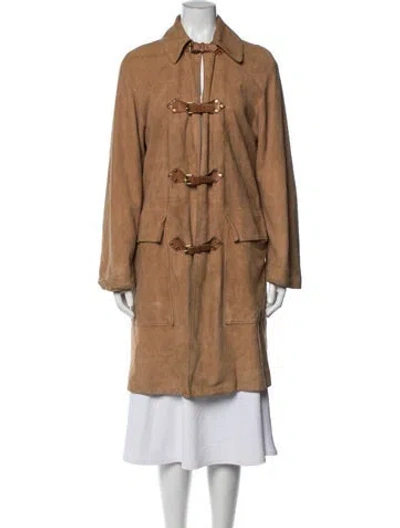 Pre-owned Celine Vintage Late 1990's - Early 2000's Coat In Neutral
