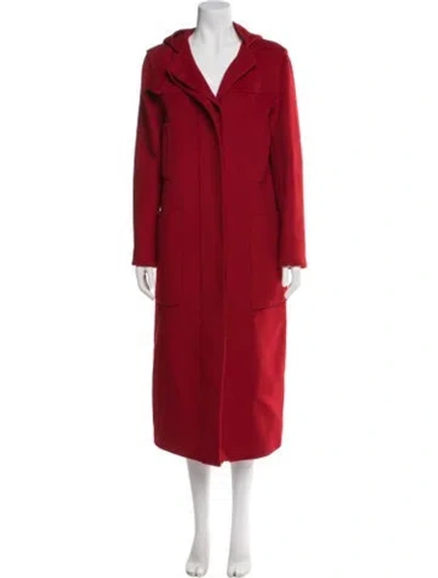 Pre-owned Celine Vintage Late 1990's - Early 2000's Coat In Red