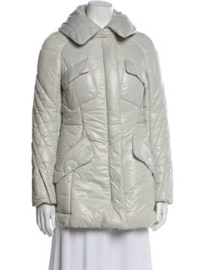 Pre-owned Celine Vintage Late 1990's - Early 2000's Down Coat In Gray