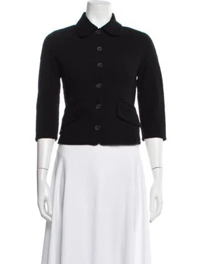 Pre-owned Celine Vintage Late 1990's - Early 2000's Evening Jacket In Black