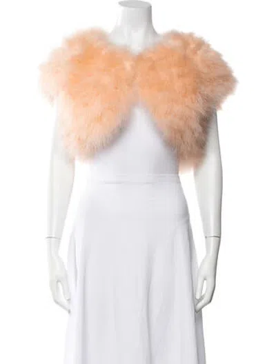 Pre-owned Celine Vintage Late 1990's - Early 2000's Faux Fur Jacket In Pink