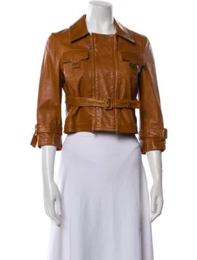 Pre-owned Celine Vintage Late 1990's - Early 2000's Jacket In Brown