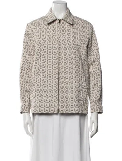 Pre-owned Celine Vintage Late 1990's - Early 2000's Jacket In Neutral