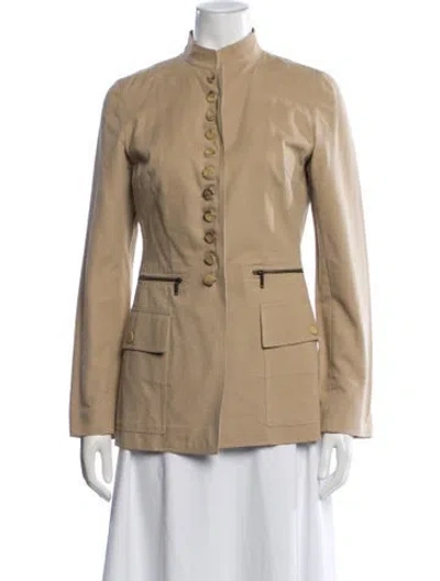 Pre-owned Celine Vintage Late 1990's - Early 2000's Jacket In Neutral