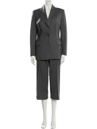 Pre-owned Celine Vintage Late 1990's - Early 2000's Pantsuit In Gray