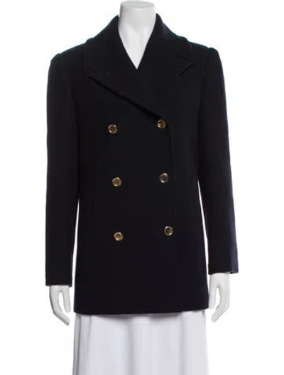Pre-owned Celine Vintage Late 1990's - Early 2000's Peacoat In Blue