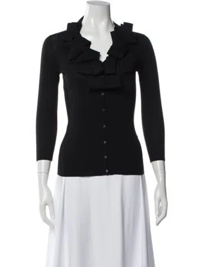 Pre-owned Celine Vintage Late 1990's - Early 2000's Sweater In Black