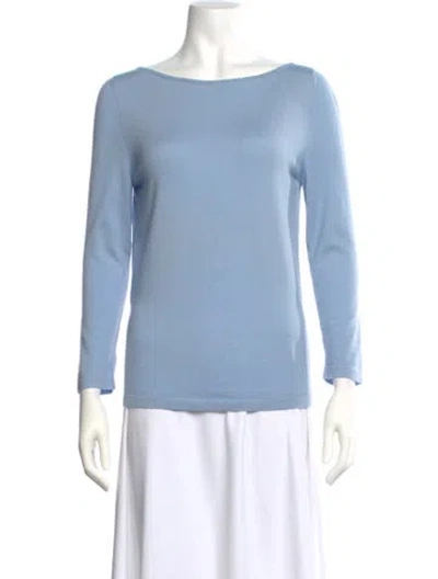 Pre-owned Celine Vintage Late 1990's - Early 2000's Sweater In Blue