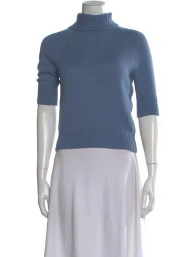 Pre-owned Celine Vintage Late 1990's - Early 2000's Sweater In Blue