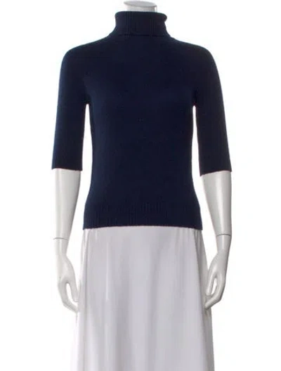 Pre-owned Celine Vintage Late 1990's - Early 2000's Sweater In Blue