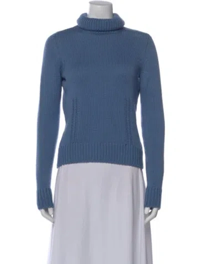 Pre-owned Celine Vintage Late 1990's - Early 2000's Sweater In Blue