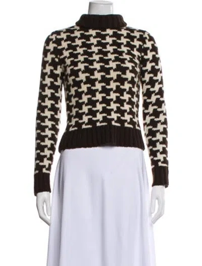 Pre-owned Celine Vintage Late 1990's - Early 2000's Sweater In Brown