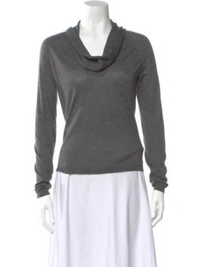 Pre-owned Celine Vintage Late 1990's - Early 2000's Sweater In Gray