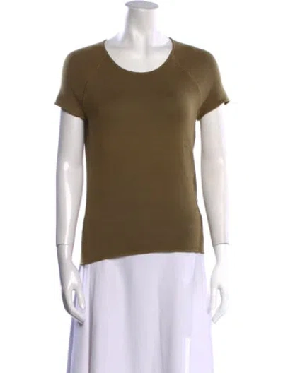 Pre-owned Celine Vintage Late 1990's - Early 2000's Sweater In Green