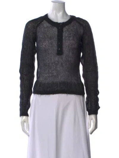 Pre-owned Celine Vintage Late 1990's - Early 2000's Sweater In Grey