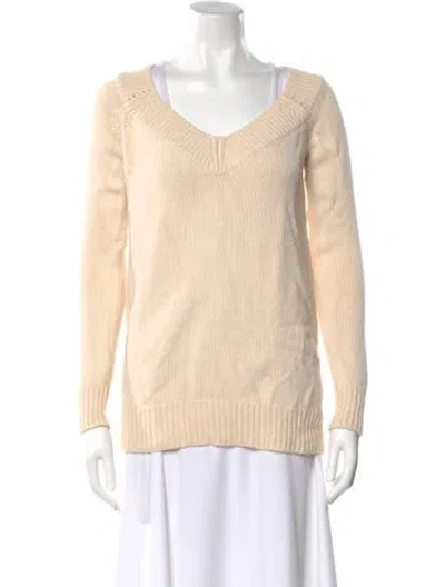 Pre-owned Celine Vintage Late 1990's - Early 2000's Sweater In Neutral