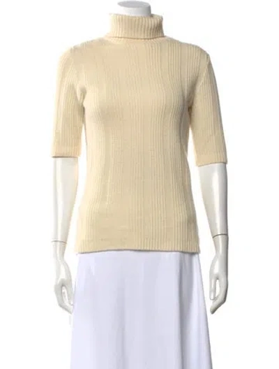 Pre-owned Celine Vintage Late 1990's - Early 2000's Sweater In Neutral
