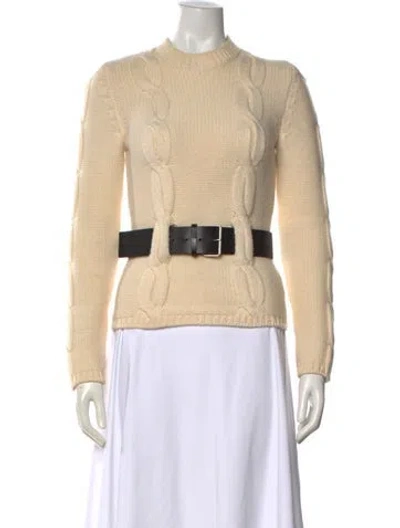 Pre-owned Celine Vintage Late 1990's - Early 2000's Sweater In Neutral