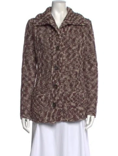 Pre-owned Celine Vintage Late 1990's - Early 2000's Sweater In Purple