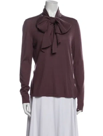 Pre-owned Celine Vintage Late 1990's - Early 2000's Sweater In Purple