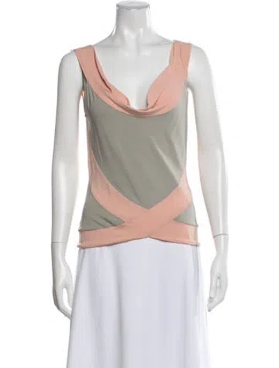 Pre-owned Celine Vintage Late 1990's - Early 2000's Top In Gray