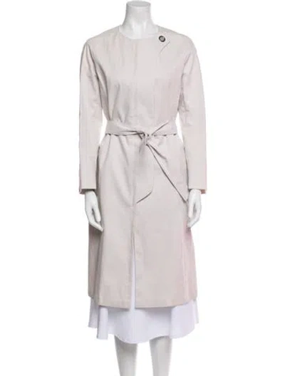 Pre-owned Celine Vintage Late 1990's - Early 2000's Trench Coat In White