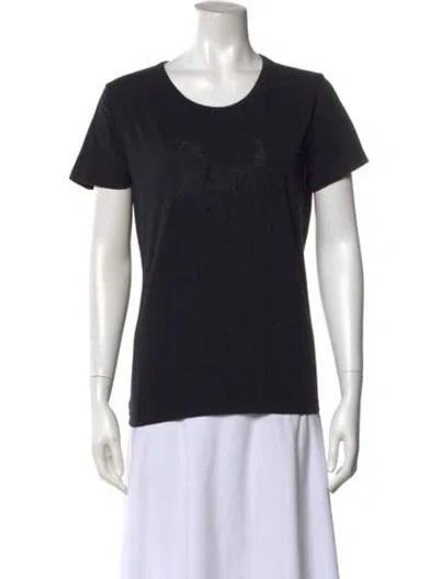 Pre-owned Celine Vintage Late 1990's - Early 2000's T-shirt In Black