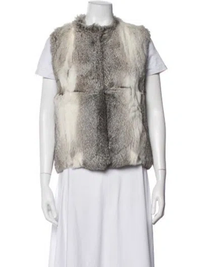 Pre-owned Celine Vintage Late 1990's - Early 2000's Vest In Grey